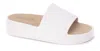 Corkys Footwear Women's Popscicle Slide Sandal In White In White