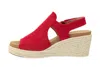 Corkys Footwear Women's Pose Wedge In Red In Red