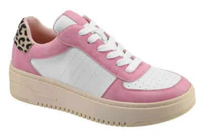 CORKYS FOOTWEAR WOMEN'S PREGAME SNEAKER IN PINK