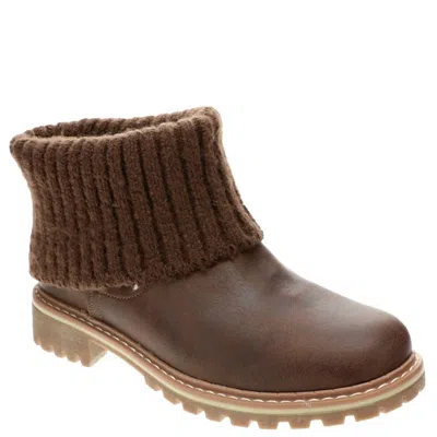 Corkys Footwear Women's Quiver Cuffed Boot In Brown Oiled