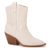 Corkys Footwear Women's Cabin Fever Bootie In Caramel In White