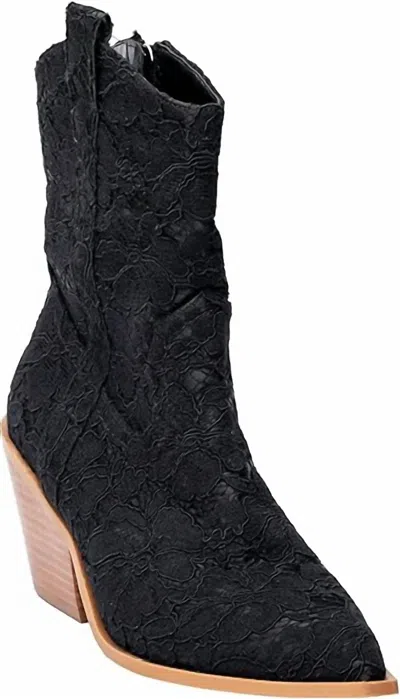 Corkys Footwear Women's Rowdy Booties In Black Lace