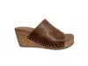 Corkys Footwear Women Saddle Up Wedge Sandal In Brown In Brown