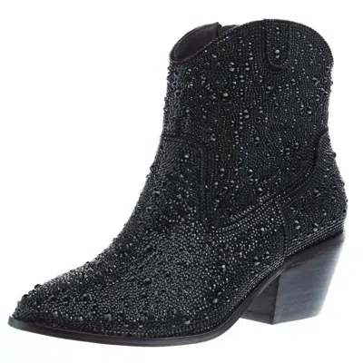 Corkys Footwear Women's Shine Bright Rhinestone Boots In Black
