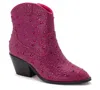 Corkys Footwear Women's Shine Bright Rhinestone Boots In Fuschia Pink In Multi