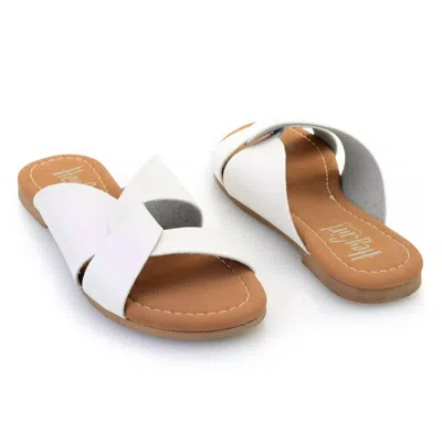 Corkys Footwear Women's Simply Chic Scuba Sandals In White