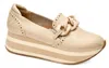 Corkys Footwear Women's So What Platform Sneaker In Gold In Neutral