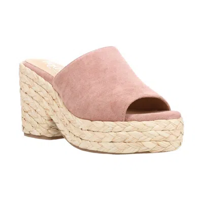 Corkys Footwear Women's Solstice Wedge Sandal In Blush In Gold