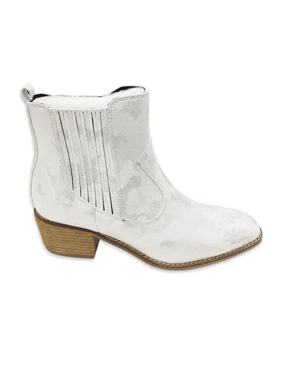 Corkys Footwear Women's Starboard Booties In White Metallic