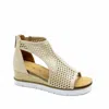 Corkys Footwear Women's Sugar Momma Shoe In Gold In Beige