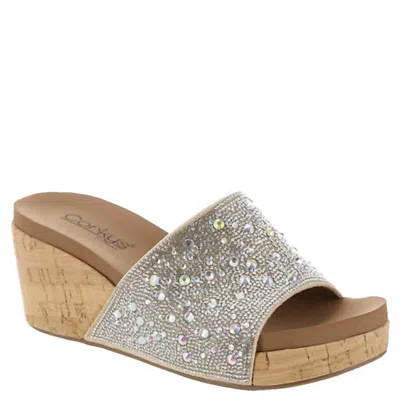 Corkys Footwear Women's Sunlight Wedge Sandal In Clear In Multi