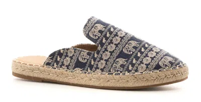 CORKYS FOOTWEAR WOMEN'S TAFFY SANDALS IN NAVY ELEPHANT