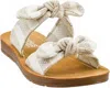 Corkys Footwear Women's Take A Bow Sandals In Tan Natural Stripe In Neutral