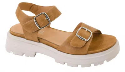 Corkys Footwear Women's Thats Just Me Buckle Strap Sandal In Caramel In Brown