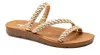 Corkys Footwear Women's Twist N Shout Sandal In Gold In Gold