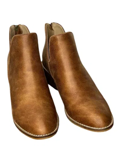 Corkys Footwear Women's Vanish Bootie In Cognac In Green