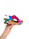 Corkys Footwear Women's Volta Ii Flowers Wedge Sandal In Multi