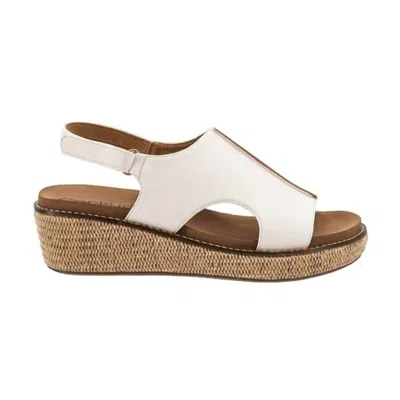 Corkys Footwear Women's Volta Ii Wedge Sandals In White