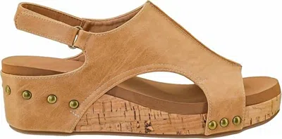 Corkys Footwear Women's Volta Smooth Sandals In Caramel In Brown