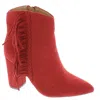 Corkys Footwear Women's Westbound Suede Boots In Red