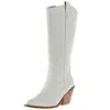 Corkys Footwear Women's Wide Calf Howdy Tall Boots In Winter White In White