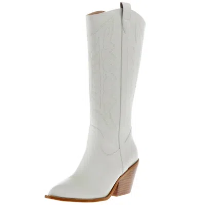 Corkys Footwear Women's Wide Calf Howdy Tall Boots In Winter White