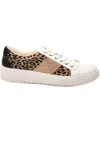 Corkys Footwear Women's Wild One Sneaker In Tan Leopard In Multi