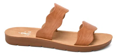 Corkys Footwear Women's Wishy Washy Sandal In Cognac In Green