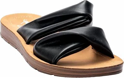 Corkys Footwear Women's With A Twist Sandals In Black