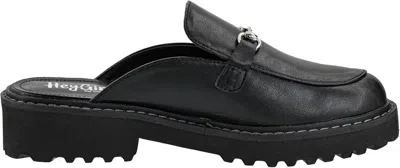 Corkys Footwear Womens Wingin It Heeled Mule In Black Smooth In Multi