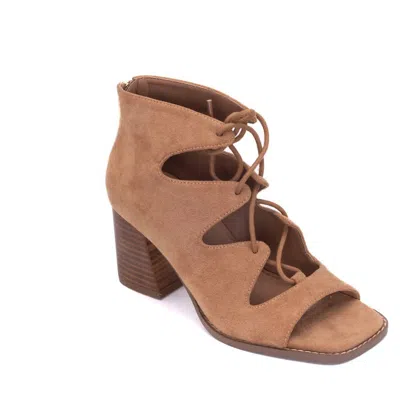 Corkys Lace Up Wally Heel In Brown