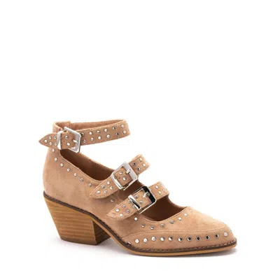 Corkys Women's Cackle Shoes In Sand Suede In Brown
