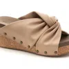 CORKYS WOMEN'S CHEERFUL SANDAL IN TAUPE