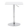 Corliving Adjustable Height Square Bar Table In Black