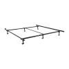 Corliving Adjustable Queen To King Metal Bed Frame In Black