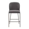 Corliving Blakeley Counter Height Upholstered Bar Stool In Gray