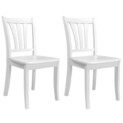 Corliving Dillon 2-pc. Side Chair In White