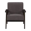 Corliving Greyson Upholstered Armchair In Brown
