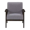 Corliving Greyson Upholstered Armchair In Gray