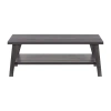 Corliving Hollywood Storage Coffee Table In Gray