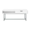 Corliving Living Room Collection Storage 1-drawer Coffee Table In White