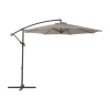 Corliving Offset Patio Umbrella In Gray