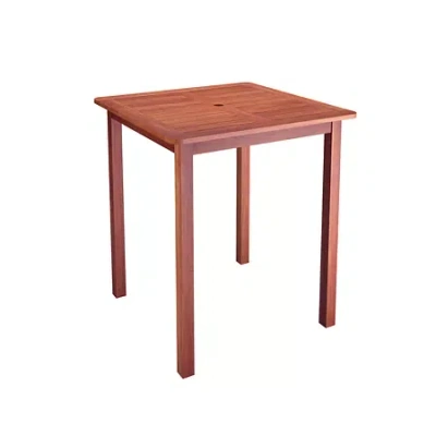 Corliving Patio Side Table In Brown
