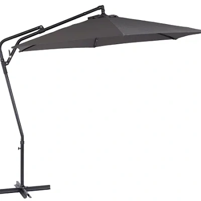 Corliving Patio Umbrella In Gray