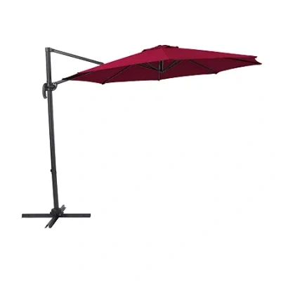Corliving Patio Umbrella In Red