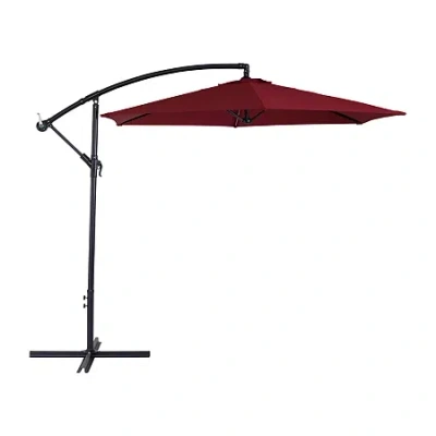 Corliving Patio Umbrella In Red