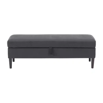 Corliving Perry Ottoman In Gray