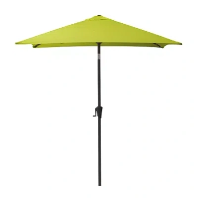 Corliving Square Patio Umbrella In Green