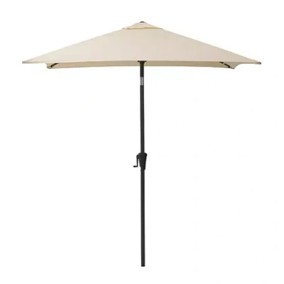 Corliving Square Patio Umbrella In White