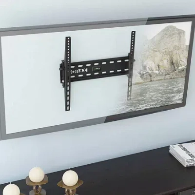 Corliving Tilting Flat-panel Tv Wall Mount In Black